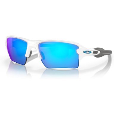 OAKLEY FLAK 2.0 XL OO9188 GAFAS DE SOL PARA HOMBRE Y ACCESORIOS | POLISHED WHITE / PRIZM SAPPHIRE