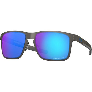 OAKLEY HOLBROOK OO4123 GAFAS DE SOL DE METAL PARA HOMBRE | MATTE GUNMETAL / PRIZM SAPPHIRE IRIDIUM POLARIZED