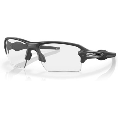 OAKLEY FLAK 2.0 XL OO9188 GAFAS DE SOL PARA HOMBRE | STEEL / CLEAR BLACK IRIDIUM PHOTOCHROMIC