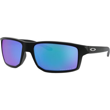 OAKLEY GIBSON OO9449 GAFAS DE SOL PARA HOMBRE | MATTE BLACK SILVER ICON / PRIZM SAPPHIRE IRIDIUM