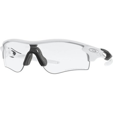 OAKLEY RADARLOCK PATH OO9206 LOW BRIDGE FIT GAFAS DE SOL PARA HOMBRE | POLISHED WHITE / CLEAR BLACK IRIDIUM PHOTOCHROMIC