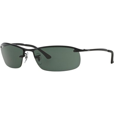 RAY-BAN RB3183 GAFAS DE SOL PARA HOMBRE | BLACK / DARK GREEN