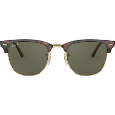 RAY-BAN RB3016 CLUBMASTER GAFAS DE SOL PARA HOMBRE | RED HAVANA / GREEN II