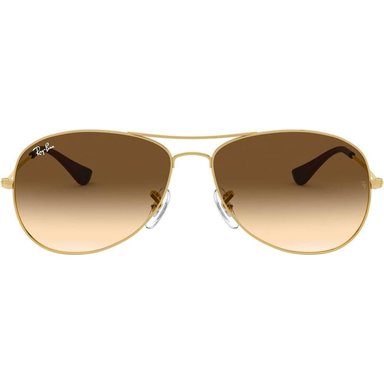 RAY-BAN RB3362 COCKPIT AVIATOR GAFAS DE SOL PARA HOMBRE | GOLD / CLEAR BROWN I