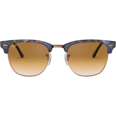 RAY-BAN RB3016 CLUBMASTER GAFAS DE SOL PARA HOMBRE | SPOTTED BROWN / BLUE / CLEAR BROWN I