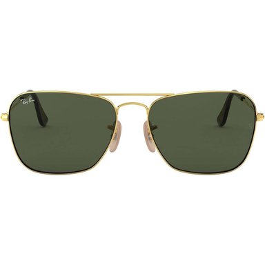 RAY-BAN RB3136 CARAVAN GAFAS DE SOL CUADRADAS | GOLD HAVANA / GREEN I