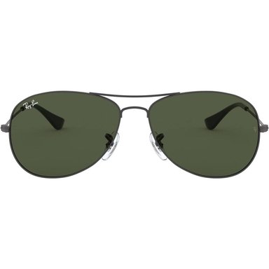 RAY-BAN RB3362 COCKPIT AVIATOR GAFAS DE SOL PARA HOMBRE | GUNMETAL / GREEN II
