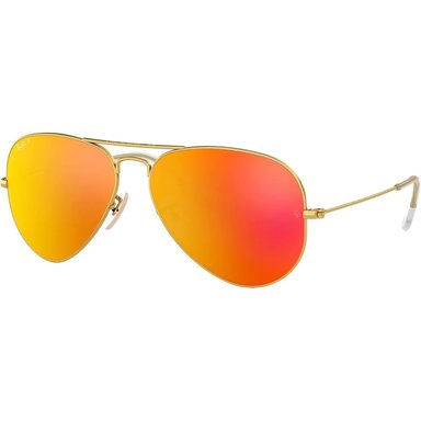 RAY-BAN RB3025 CLASSIC AVIATOR GAFAS DE SOL | GOLD / BROWN MIRROR RED