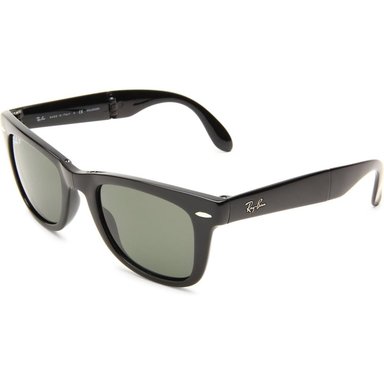 RAY-BAN RB4105 WAYFARER PLEGABLES GAFAS DE SOL PARA HOMBRE | BLACK / GREEN II