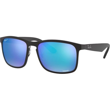 RAY-BAN RB4264 CHROMANCE GAFAS DE SOL PARA HOMBRE | BLACK / GREEN MIRROR BLUE