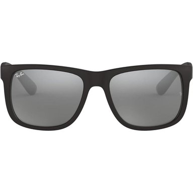RAY-BAN RB4165 JUSTIN GAFAS DE SOL PARA HOMBRE | RUBBER BLACK / GREY SILVER I