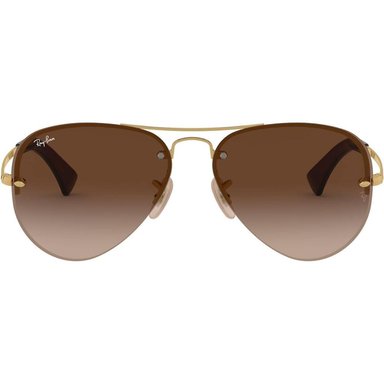 RAY-BAN RB3449 GAFAS DE SOL AVIATOR | GOLD / BROWN DARK BROWN