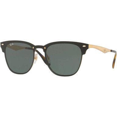 RAY-BAN RB3576N BLAZE CLUBMASTER GAFAS DE SOL PARA HOMBRE | BRUSHED GOLD / DARK GREEN