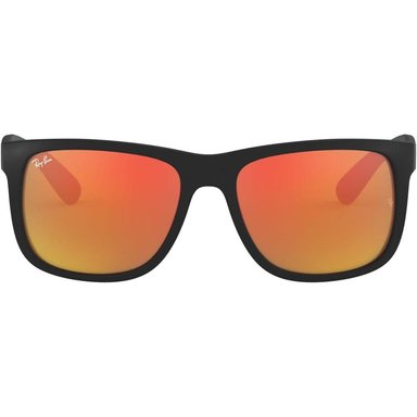 RAY-BAN RB4165 JUSTIN GAFAS DE SOL PARA HOMBRE | RUBBER BLACK / BROWN ORANGE II