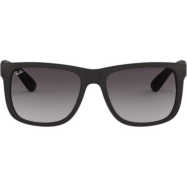 RAY-BAN RB4165 JUSTIN GAFAS DE SOL PARA HOMBRE | RUBBER BLACK / LIGHT GREY DARK GREY I