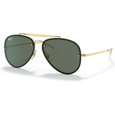 RAY-BAN RB3584N BLAZE GAFAS DE SOL AVIATOR | GOLD / DARK GREEN