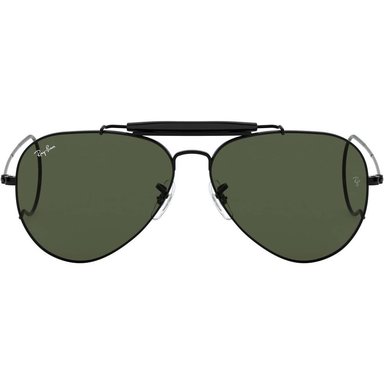 RAY-BAN RB3030 OUTDOORSMAN I AVIATOR GAFAS DE SOL PARA HOMBRE | BLACK / GREEN