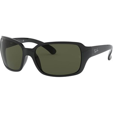 RAY-BAN RB4068 CUADRADAS GAFAS DE SOL PARA MUJER | BLACK / GREEN
