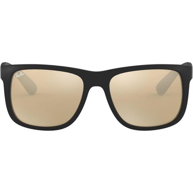RAY-BAN RB4165 JUSTIN GAFAS DE SOL PARA HOMBRE | RUBBER BLACK / LIGHT BROWN DARK GOLD