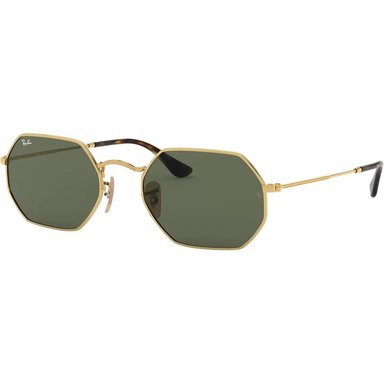 RAY-BAN RB3556N GAFAS DE SOL OCTOGONALES | GOLD / GREEN