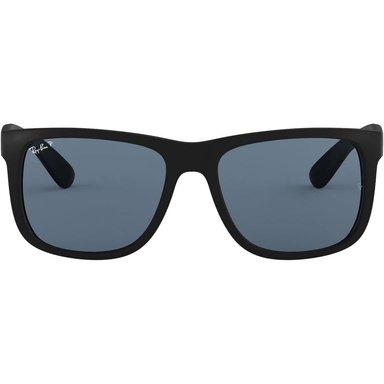 RAY-BAN RB4165F JUSTIN GAFAS DE SOL PUENTE BAJO RECTANGULAR | RUBBER BLACK / DARK BLUE