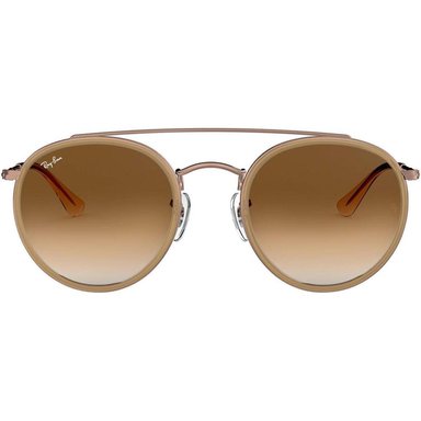 RAY-BAN RB3647N GAFAS DE SOL DOBLE PUENTE | COPPER / CLEAR BROWN