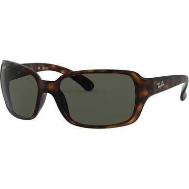 RAY-BAN RB4068 CUADRADAS GAFAS DE SOL PARA MUJER | HAVANA / GREEN