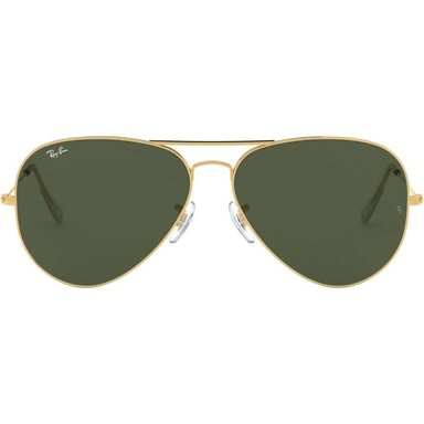 RAY-BAN RB3026 LARGE METAL II GAFAS DE SOL AVIATOR | GOLD / GREEN