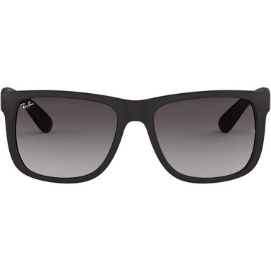 RAY-BAN RB4165 JUSTIN GAFAS DE SOL PARA HOMBRE | RUBBER BLACK / LIGHT GREY DARK GREY II