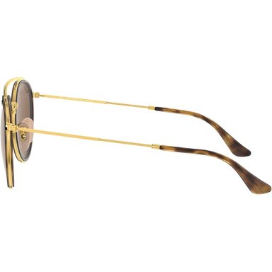 RAY-BAN RB3647N GAFAS DE SOL DOBLE PUENTE | GOLD / BROWN - 2