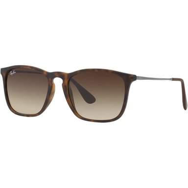 RAY-BAN RB4187 CHRIS GAFAS DE SOL PARA HOMBRE | RUBBER HAVANA / BROWN DARK BROWN