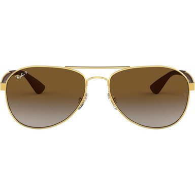 RAY-BAN RB3549 AVIATOR GAFAS DE SOL PARA HOMBRE | GOLD / LIGHT GREY BROWN I