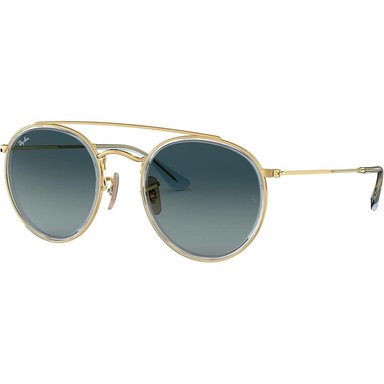 RAY-BAN RB3647N GAFAS DE SOL DOBLE PUENTE | GOLD / BLUE GREY
