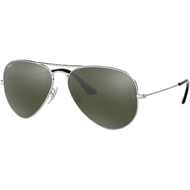 RAY-BAN RB3025 CLASSIC AVIATOR ESPEJO GAFAS DE SOL | SILVER / GREY II