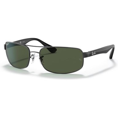 RAY-BAN RB3445 GAFAS DE SOL PARA HOMBRE | BLACK / DARK GREEN II