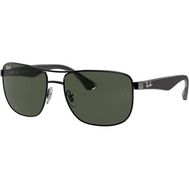 RAY-BAN RB3533 GAFAS DE SOL PARA HOMBRE | BLACK / DARK GREEN