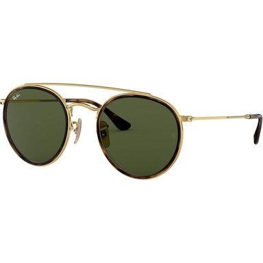 RAY-BAN RB3647N GAFAS DE SOL DOBLE PUENTE | GOLD / GREEN