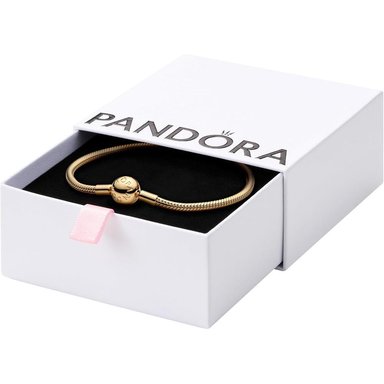 PANDORA MOMENTS PULSERA CADENA SERPIENTE 19 CM | ORO - 1