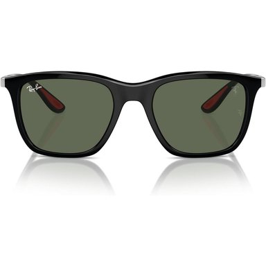 RAY-BAN RB4433M GAFAS DE SOL CUADRADAS UNISEX SCUDERIA FERRARI | MATTE BLACK / DARK GREEN