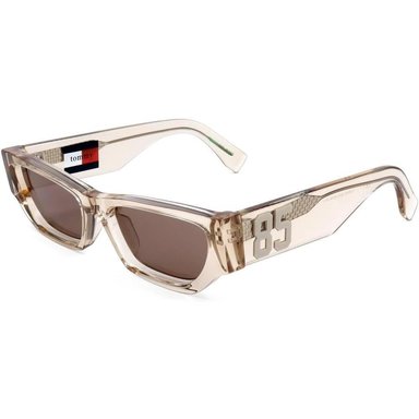 TOMMY HILFIGER GAFAS DE SOL MUJER RECTANGULARES | BEIGE