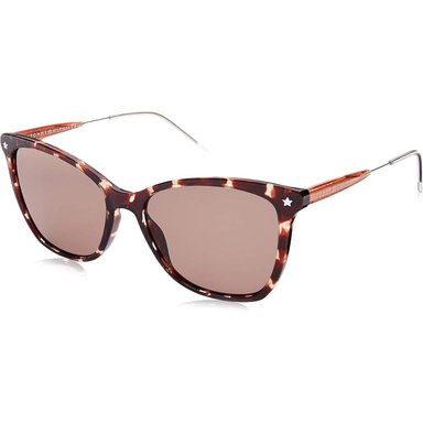 TOMMY HILFIGER GAFAS DE SOL MUJER | DARK HAVANA / RUTHENIUM