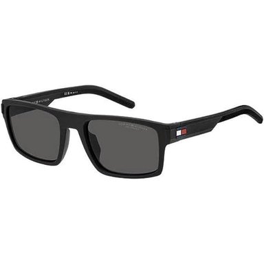 TOMMY JEANS GAFAS DE SOL UNISEX | MATTE BLACK / GREY