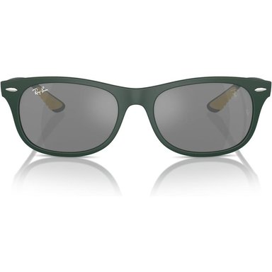 RAY-BAN RB4607M GAFAS DE SOL CUADRADAS UNISEX SCUDERIA FERRARI | BLACK / PURPLE MIRRORED SILVER