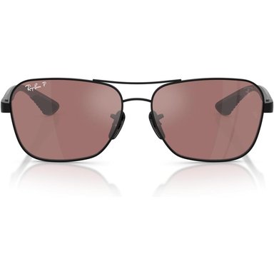 RAY-BAN RB8336M GAFAS DE SOL CUADRADAS UNISEX SCUDERIA FERRARI | MATTE BLACK / DARK GREEN