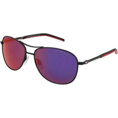 TOMMY HILFIGER GAFAS DE SOL MODERNAS PARA HOMBRE | R80 / M9 MT DARK RUTH