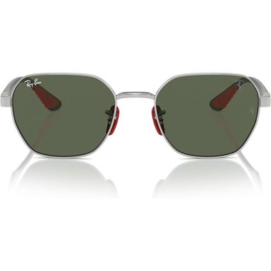 RAY-BAN RB3794M GAFAS DE SOL CUADRADAS UNISEX SCUDERIA FERRARI | WHITE / GREY MIRRORED SILVER