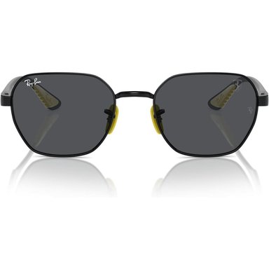 RAY-BAN RB3794M GAFAS DE SOL CUADRADAS UNISEX SCUDERIA FERRARI | BLACK / DARK GREEN