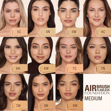CHARLOTTE TILBURY AIRBRUSH BASE DE MAQUILLAJE MATE | 07 CÁLIDO - 5