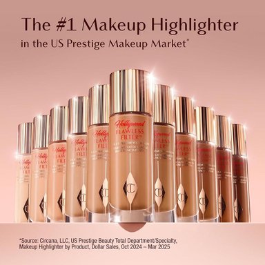 CHARLOTTE TILBURY HOLLYWOOD FLAWLESSFILTER PREBASE E ILUMINADOR LÍQUIDO | 5.5 TAN - 3