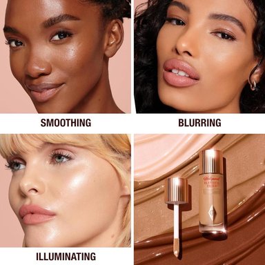 CHARLOTTE TILBURY HOLLYWOOD FLAWLESSFILTER PREBASE E ILUMINADOR LÍQUIDO | 5.5 TAN - 4